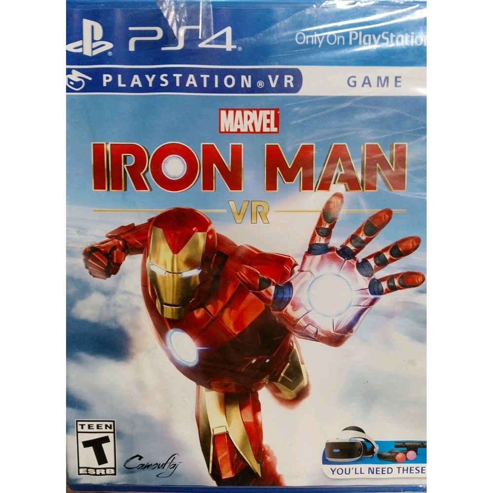 Marvel's Iron Man VR PlayStation 4 PSVR Game New, SEALED PS4 game MARVEL
